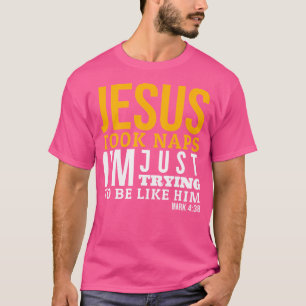 Jezus nam dutjes grappig Bijbelvers Markus 438 Chr T-shirt
