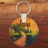Jezus neemt de Sleutelhanger van het Wiel (Voorkant)