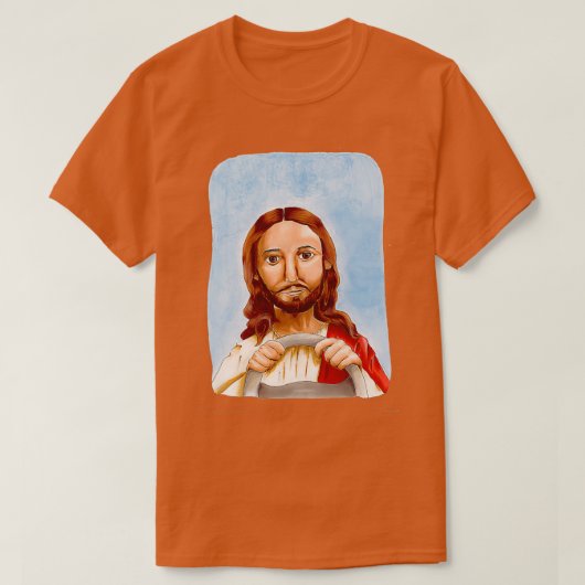 Jezus neemt het wiel 3 t-shirt (Design voorkant)