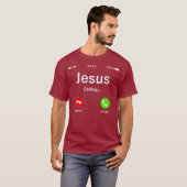 Jezus noemt Christelijk T-shirt (Voorkant volledig)