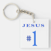 Jezus nummer 1 sleutelhanger (Voorkant)