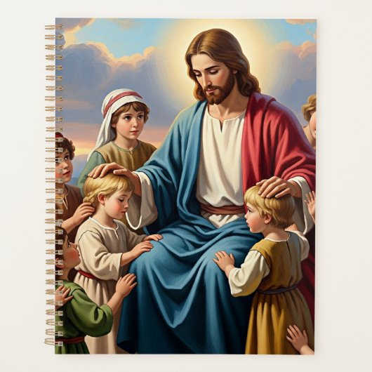Jezus Omringd door Kinderen Planner (Voorkant)