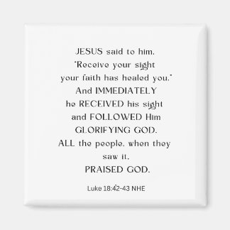 JEZUS ONTVANG JE ZICHTMAGNEET MAGNEET