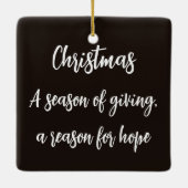 Jezus, onze Redder Keramisch Ornament (Achterkant)