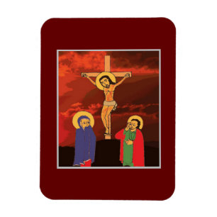 Jezus op Cross Flexible Photo Magnet Magneet