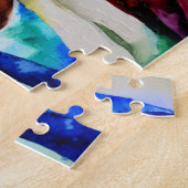 Jezus op de Waterverf van de bergtop Puzzle Legpuzzel (Zijkant)