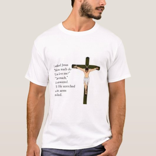 Jezus op het kruis t-shirt (Voorkant)