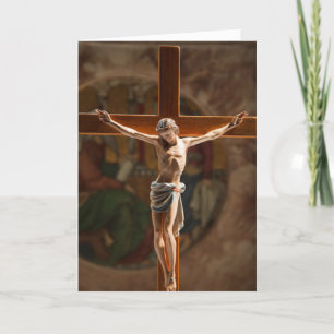 Jezus op het Wenskaart Kaart