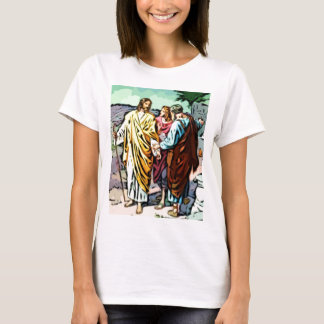 Jezus op weg naar Emmaus T-shirt