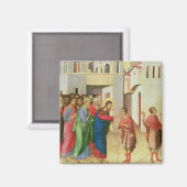 Jezus opent de ogen van een Man, geblindeerd, 1311 Magneet (Voorkant / Achterkant)