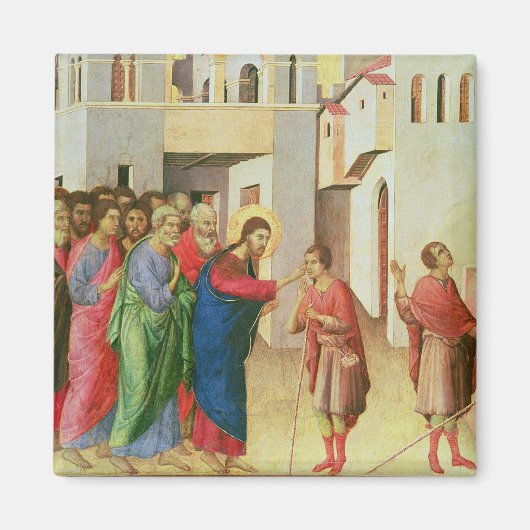 Jezus opent de ogen van een Man, geblindeerd, 1311 Magneet (Voorkant)
