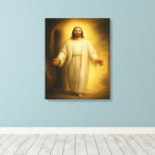 Jezus opgewekt uit het graf LDS Art Canvas (Insitu (Houten vloer))