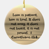 Jezus Ornament met Bijbelvers (Achterkant)