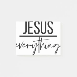 Jezus over alles post-it® notes