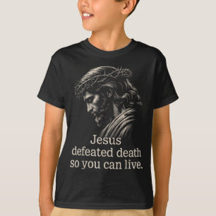 Jezus Overwon de Dood Zodat U Christelijk Geloof K T-shirt