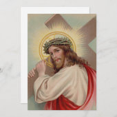  Jezus Pasen Greetings Holiday Kaart (Voorkant / Achterkant)