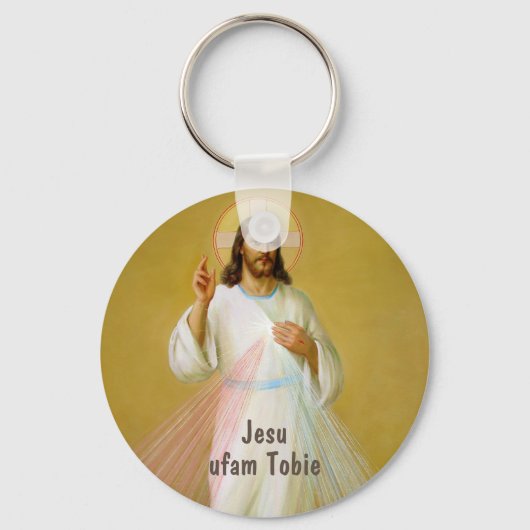Jezus Pools kerstcadeau Sleutelhanger (Voorkant)