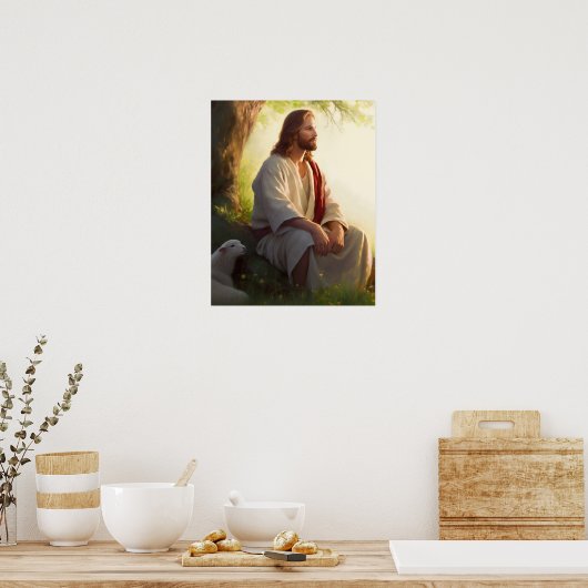 Jezus Poster (Keuken)