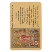 Jezus priester gastheer engelen gebed magneet (Verticaal)