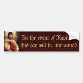 Jezus rapture dinosaur bumpersticker (Voorkant)