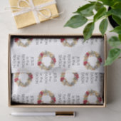 JEZUS REDEN SEIZOEN | Feestelijke krans | KERSTMIS Tissuepapier (Geschenk)