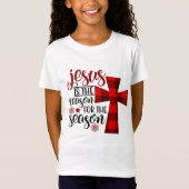 Jezus redenaar Seizoenwoordkunst T-shirt (Voorkant)