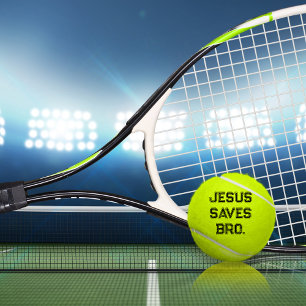Jezus redt Bro. Christelijk Tennisballen