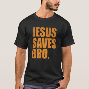Jezus redt bro Christelijke religie 2 T-shirt