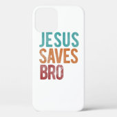 Jezus redt Bro Christelijke religieuze Jezus Case-Mate iPhone Case (Achterkant)