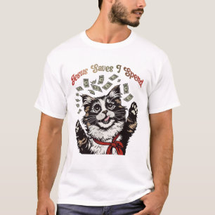 Jezus redt dat ik spend t-shirt