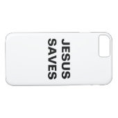 "Jezus redt" Inspirerend Case-Mate iPhone Case (Achterkant (Horizontaal))