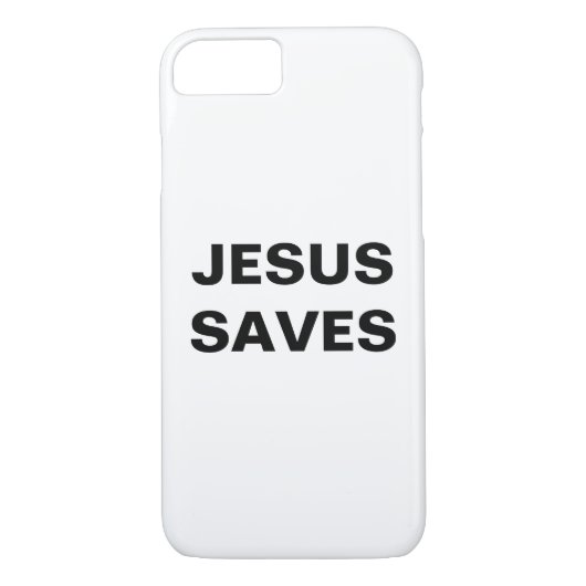 "Jezus redt" Inspirerend Case-Mate iPhone Case (Achterkant)