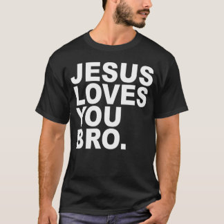 Jezus redt kruissubtiele Christelijke minimale rel T-shirt