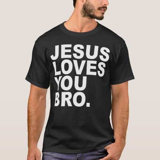 Jezus redt kruissubtiele Christelijke minimale rel T-shirt (Voorkant)
