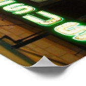 Jezus redt Neon Sign Poster (Hoek)