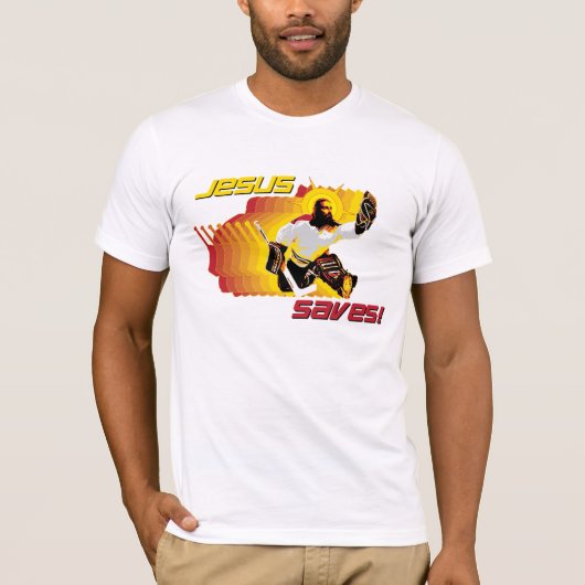 Jezus redt Shirt! T-shirt (Voorkant)