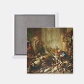 Jezus Rijdt de Merchants van de Tempel 2 Magneet (Voorkant / Achterkant)