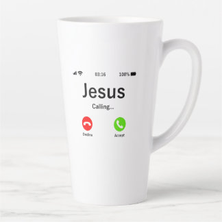 Jezus roept - Christelijk Latte Mok