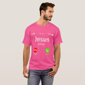 Jezus roept - Christelijk T-shirt (Voorkant volledig)