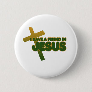 Jezus Ronde Button 5,7 Cm