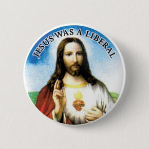 Jezus Ronde Button 5,7 Cm