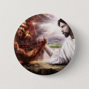 Jezus Ronde Button 5,7 Cm