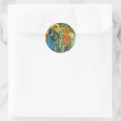 Jezus Ronde Sticker (Tas)