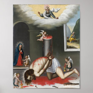 Jezus Scourging Flagellation Passie van Christus Poster