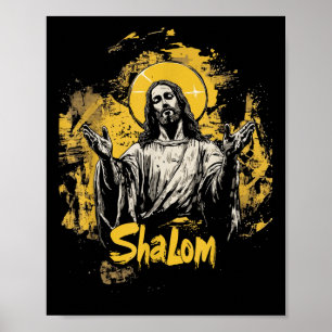 Jezus Shalom De Heer Mijn Vrede De Heer Is Vrede Poster