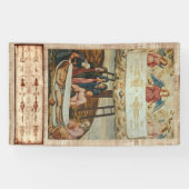 Jezus Shroud van Turijn en Descent van het Kruis Spandoek (Horizontaal)
