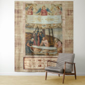 Jezus Shroud van Turijn en Descent van het Kruis Wandkleed (In situ)