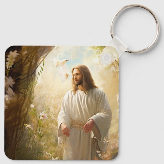 Jezus Sleutelhanger (Achterkant)