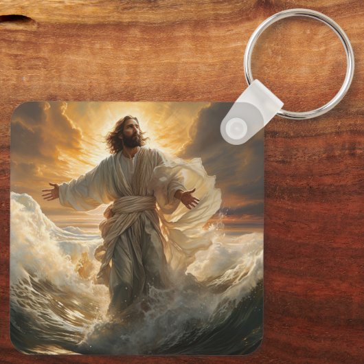 Jezus Sleutelhanger (Achterkant)