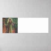 Jezus staat aan de deur en knoks poster (Voorkant)